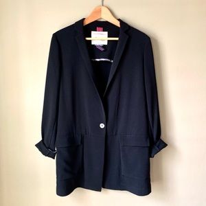 Anthropologie Cartonnier Oversized Blazer in Black